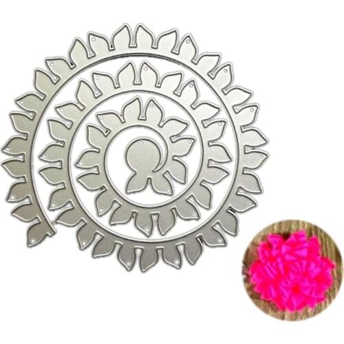 YINISE SCRAPBOOK Metal Cutting Dies For Scrapbooking Stencils FLOWER COVER DIY PAPER Album Cards CRAFT Making Embossing Die CUT