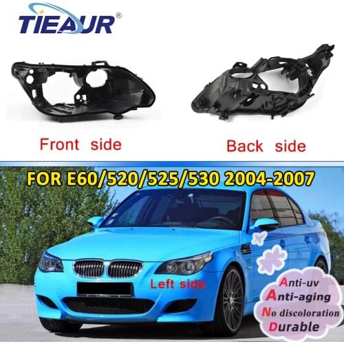 1 Pair Headlight back base for BMW 520i 523i 525i 530xi 535d 540i 545i M5 E60 04-10 Xenon HID Headlight housing base Replaces