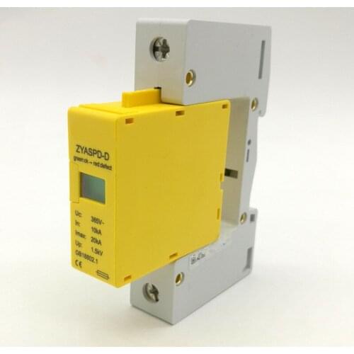 1pole 10-20KA ~385VAC SPD House Surge Protector Device Protective Low-voltage Arrester Device