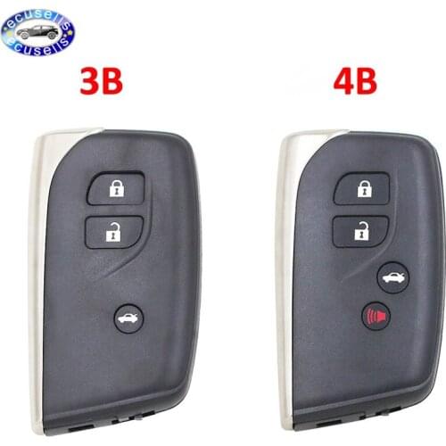 3 Buttons 4 Buttons Remote Car Key Shell Case Housing for Lexus New Model 2016 2017 2018 2019