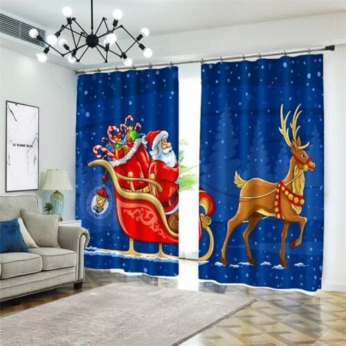 3D blackout Christmas deer custom size hotel happy new year christmas gift style decoration