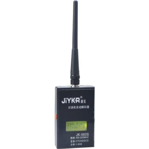 Analog Walkie Talkie Mobile Radio Frequency Power Combined Meter JK-560S 100-520MHZ 1-30W CTCSS/DCS Codes Testable