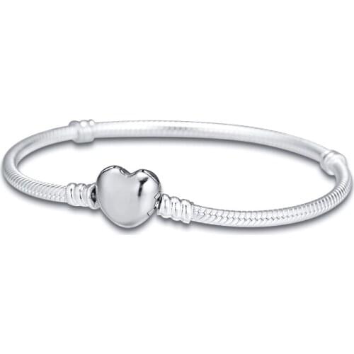CKK Bracelet Forever in My Heart Bracelets Women Pulseira Feminina Masculina Pulseras Mujer Silver 925 Sterling jewelry