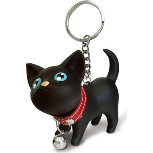 Cute Cartoon Dolls Kate Cat Keychain Women Key Rings Car Bag Pendant Trinket Couples Key Chains Kids Toy Pendant Llaveros Gifts