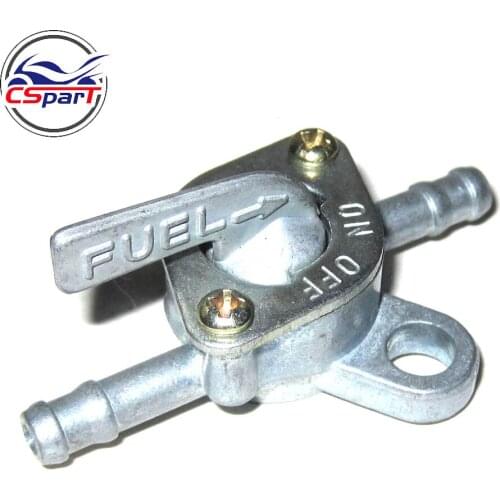 6mm x 55mm Zinc Inline Fuel Tank Tap Filter Switch for PIT Quad Bike ATV Buggy