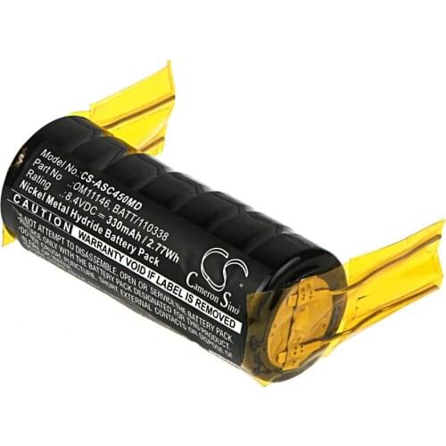 CS 330mAh / 2.77Wh battery for Air Shields-Vickers C450 Incubator AS30021, BATT/110338, OM11146