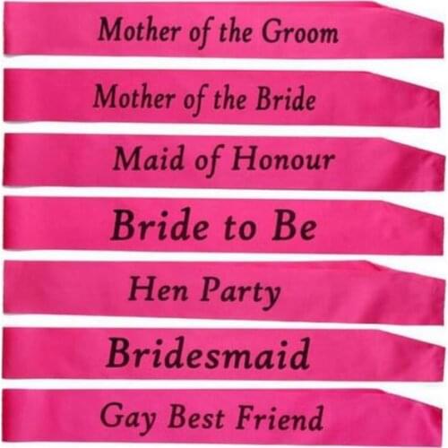 Hen party bride to be sash Bridal Shower Wedding Hen Night Party Decorations Party Favors Accessories Shabby Chic Classy Gift