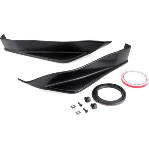 TS Style 2x Car Rear Bumper Splitter Lip Diffuser Spoiler Cover Trim Add-On For Aero Side Aprons For Subaru BRZ Sti 2013-2018