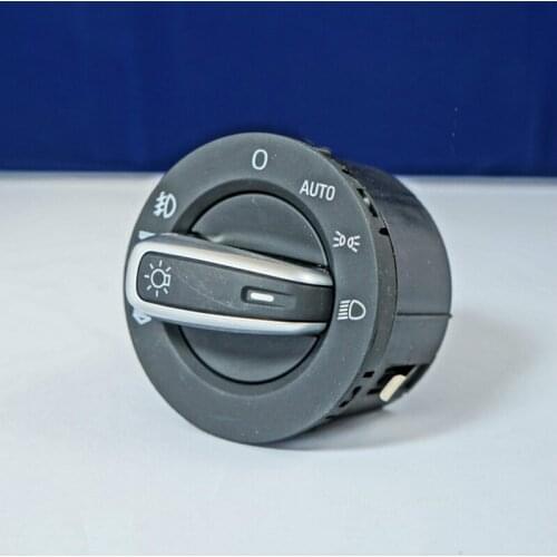 Polarlander Knob Button Chrome Headlight Switch 4FD941531(08) 4FD941531a(09) for A/udi A6L C6 (2005,12-2012.11) Fog Headlight