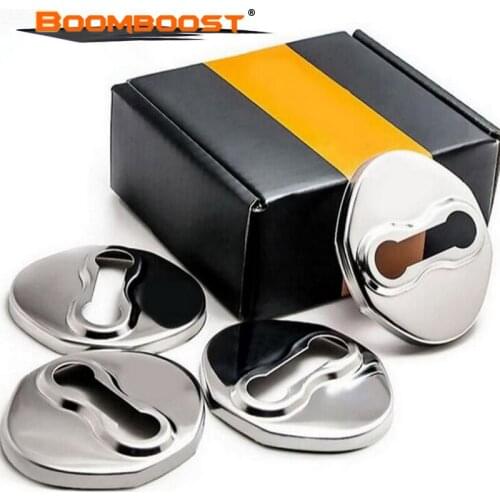 Door Lock Cover 4 Pcs/Set Stainless Steel Hot Selling Decoration For Mitsubishi Outlander Pajero Galant FORTIS Zinger ASX