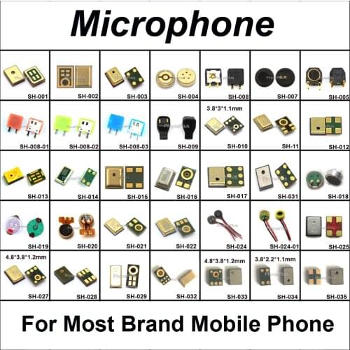 SH15-32 Microphone Microfon Mikrofon Transmitter Inner Mic Replacement For Most Cellphone Common Univeral used