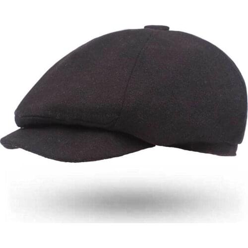 Fibonacci Cap For Men Newsboy Caps Middle Aged Elderly Beret Hats Autumn Winter Driver Hat High Quality Cabbie Ivy Flat Cap