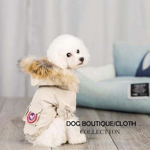 New Fashion Padded Thickening Warm Winter Dog Clothes Dog Coat Jacket Hoodies Pet Dog Clothing For Small Dogs Pet Supplies
