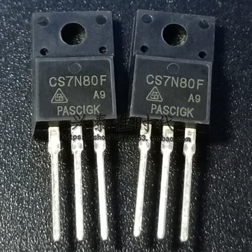 Original new 5pcs/ CS7N80F 7A/800V TO-220F