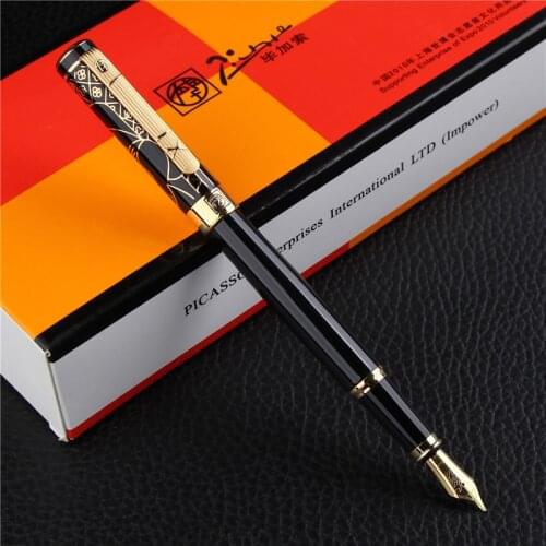 Picasso 902 Pimio Gentleman Collection Fountain Pen Fine Nib Writing Ink Pen Gift Box Optional for Office Business School Gift