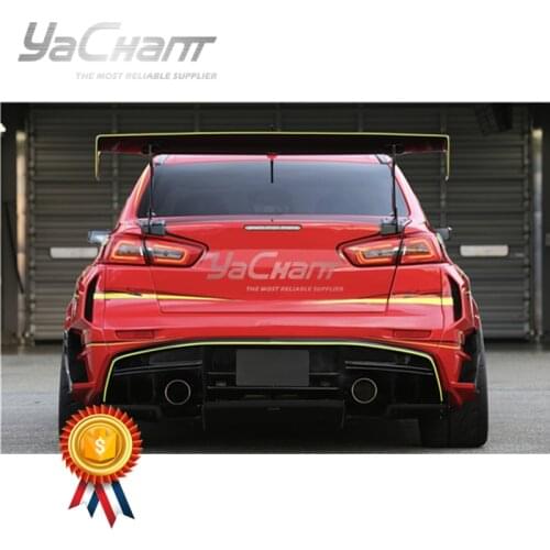 Carbon Fiber 1600mm Trunk Spoiler Fit For 2008-2017 Lancer Evolution X VS Euro Edition Style Rear GT Wing