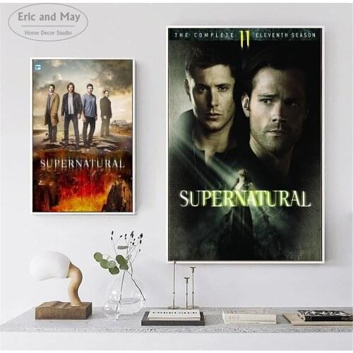 Supernatural TV Play Series Posters and Prints Wall art Decorative Picture Canvas Painting For Living Room Home Decor Unframed