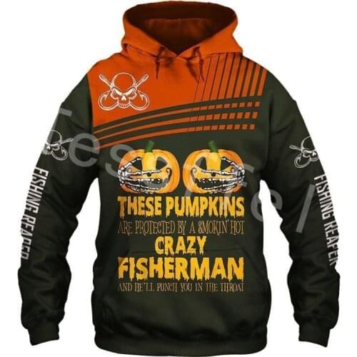 Tessffel Crazy Amazing Halloween 3D Printed Hoodies Sweatshirts Zip Hooded For Men And Women Casual Streetwear Style-H02