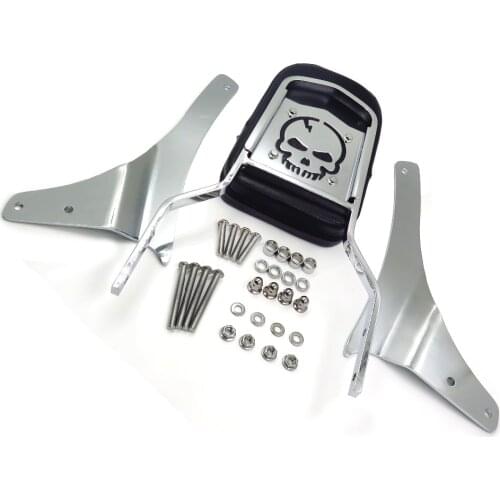 Aftermarket motorcycle parts Motorcycle SKULL Backrest Sissy Bar for Suzuki Boulevard VZ800 VL800 VL800T Volusia 800