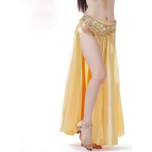 New Style Belly Dance Costumes Satin Bellydance Skirt For Women Stage Costume Indian Belly Dancing Wear Belly Dancer Clothes