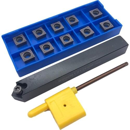 1PCS SSDCN1212H09 + 10PCS SCMT09T304 HMP PC9030 CNC Tool Blade Lathe Turning Tool Carbide Insert Tool Holder