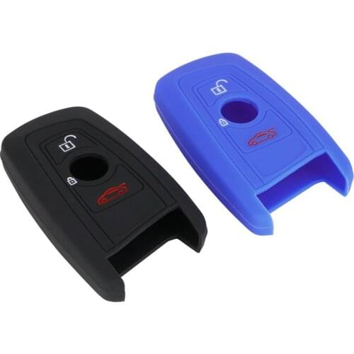 3 Button Silicone Key Bag For BMW 1 3 5 7 Series F30 F31 F34 F10 F11 F07 X1 X3 X4 X5 X6 Car Silicone Rubber Key Car Key Cover