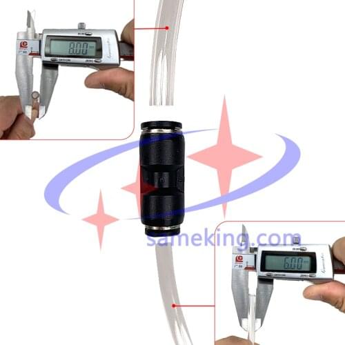 5pcs per lot Air Pneumatic Straight Push Connector Pneumatic Tube Fittings plastic air tube fitting hose 8mm to 6mm