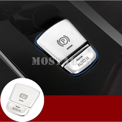 For BMW X3 G01 X4 G02 Inner Electronic Handbrake AUTO H Button Cover 2018-2020 2pcs Car Accessories Interior Car Decor Car Trim