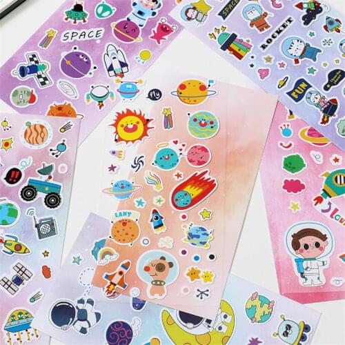 1Pcs/Secret Starry Sky Series Sticker DIY Sticker Car Motorcycle Luggage Laptop Bike Scooter Toys Halloween Easter