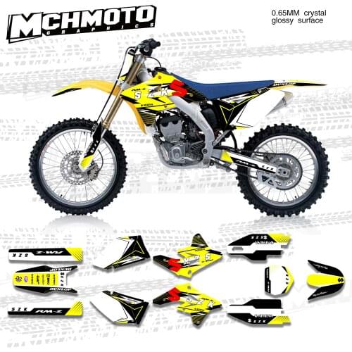 MCHMFG Fairing Sticker for SUZUKI RMZ250 2007 2008 2009 Motocross Decals