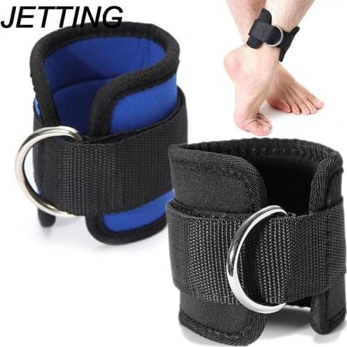 HOT!NEW 1PC Adjustable Ankle Guard Strap D-ring Leg Weight Lifting Legs Strength Recovery Training Fitness Protection