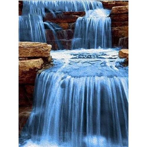 OUYIJIA5d DIY Diamond Painting Landscape Full Square Round Rhinestone Embroidery Cross Stitch Craft Tool Box Set A4 A5 Light Pad