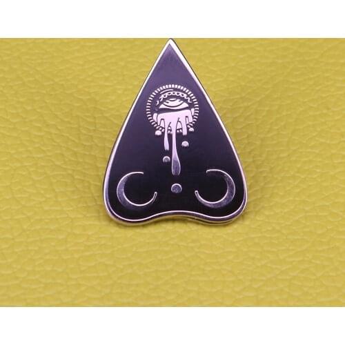 Psychic & Paranormal Ouija Board Pin Ornate Mystic Crying Eye Moon Brooch Gothic Art Accessory