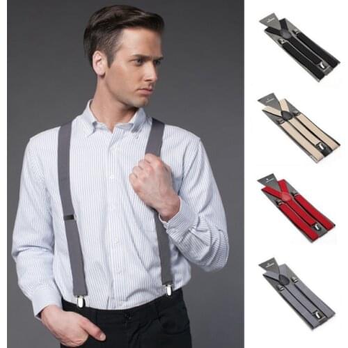New Mens Womens Unisex Clip-on Suspenders Elastic Y-Shape Adjustable Braces Colorful For Female Male Fashion Accessory Apparel