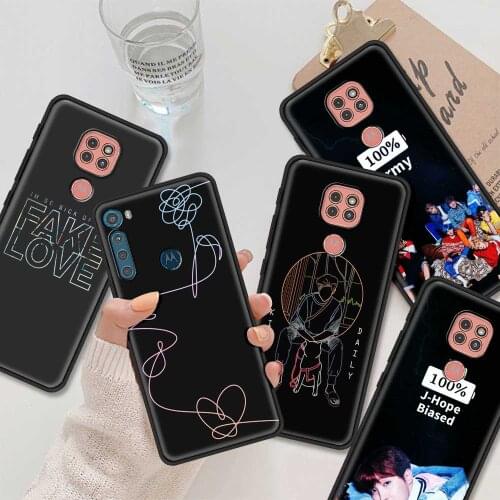 Rap RM JIMIN JIN SUGA J HOPE Phone Case For Moto G9 G8 Play Plus G60 G50 G40 G30 Fusion G20 G10 Power one Fusion G8 Power Llte