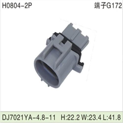 500PCS DJ7021YA-4.8-11 4.8mm 2Pin AMP Car Electrical Wire Connectors for Audi ,BMW,Honda,Toyota,NISSAN AND other models