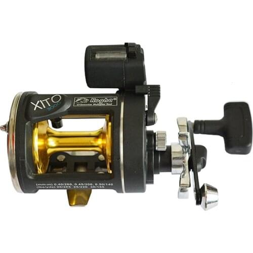 Tideliner Trolling Fishing Reel Gct2030 Line Counter baitcasting Line 3.8:1 bearings seawater drum fishing wheel reel