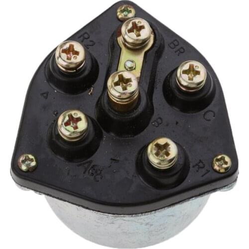 Silver Ignition Lock Cylinder With 2 Keys Complete Assembly Kit Tractors