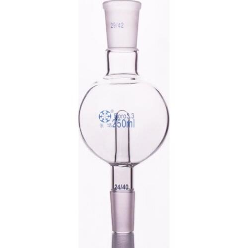 Splashproof bulb standard ground mouth,Capacity 250ml,Joint 29/42+24/40,Splash-proof ball,Splash ball
