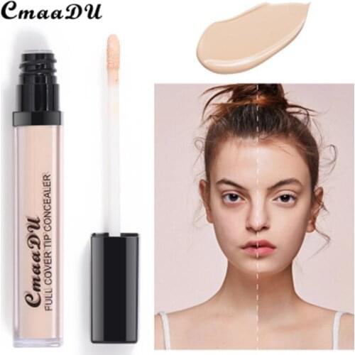 CmaaDu Moisturized Cream Makeup Concealer Liquid Concealer Convenient Eye Makeup Face Eye Dark Circle Corrector Cosmetic Gift