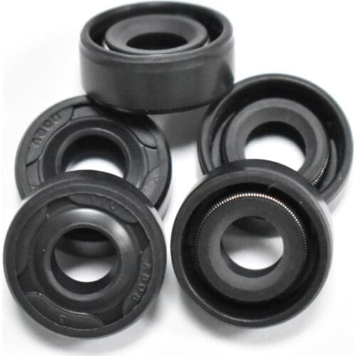 5pieces Black Oil Seal Ring 7mm*8mm*18mm Radial Shaft Seal Ring replacements Gasket Blender accessories