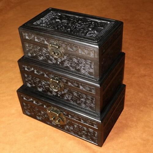 Free Shipping African ebony blackwood wooden jewelry box ,wooden case,jewelry case,jewelry storage box/ Wood Case Gift Box