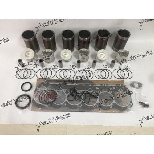 Free Shipping 6D14 Overhaul Kit With Gasket Set For Mitsubishi Engines