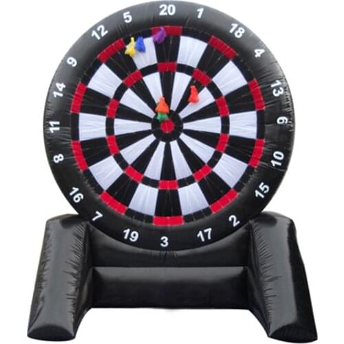 Free Shipping High Quality Giant Inflatable Toys PVC Golf Darts Boards Football Soccer Outdoor Sports Game With free Air-Pump