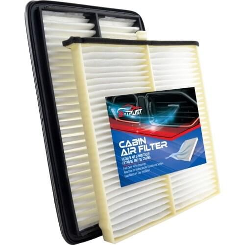 Bi-Trust Engine and Cabin Air Filter Set for Mazda 3 2012-2018 2.0L Mazda 6 2014-2020 2.5L/Mazda Cx-5 2014-2019 2.0 2.5L