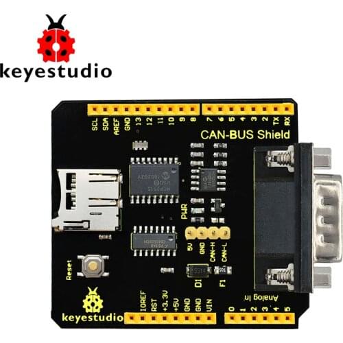 2019New Keyestudio CAN-BUS Shield MCP2515 chip With SD Socket For Arduino UNO R3/Gift Box
