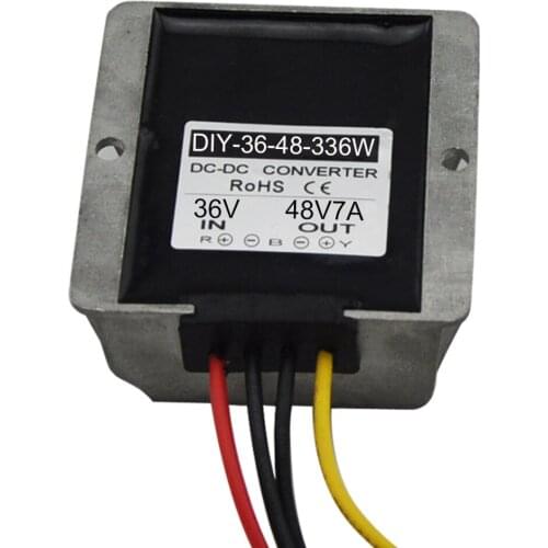 DC Converter Module 36V (25V-45VV)Step up to 48V 7A 336W Car Power Adaptor Waterproof Regulator