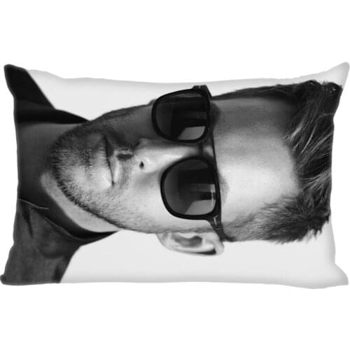 Singer Calvin Harris Pillow Cover Bedroom Home Decorative Pillowcase Rectangle Zipper Pillow Cases Satin Fabric Best Gift