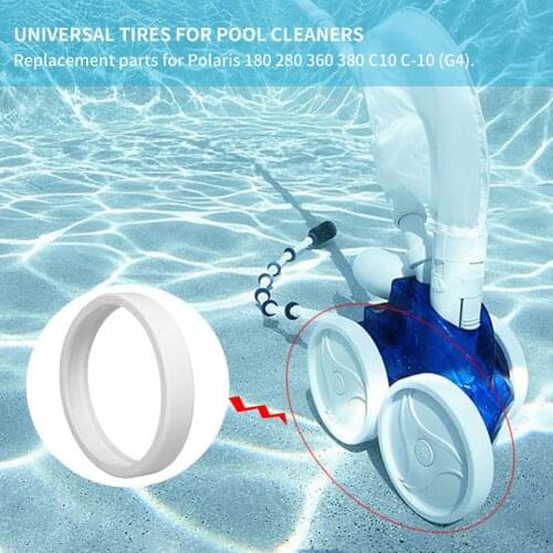 Pool Cleaner All Purpose Tire C10 C-10 Replacement For Polaris Pool Cleaner 180 280 360 380 Pool Clean Machine Accessories