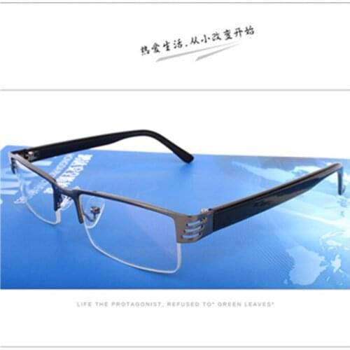 2019 Stylish Lightweight Alloy High-grade Resin Coated Lenses Reading Glasses +1.00+1.50+2.00 +2.50+3.00+3.50+4.00 Presbyopic